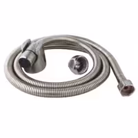 شلنگ توالت برنجی کروم مات