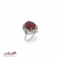 انگشتر نقره عقیق یمنی اصل ES_6643