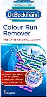 پودر پاک کننده رنگ گرفتگی لباس دکتر بکمن Dr.beckmann colour run remover