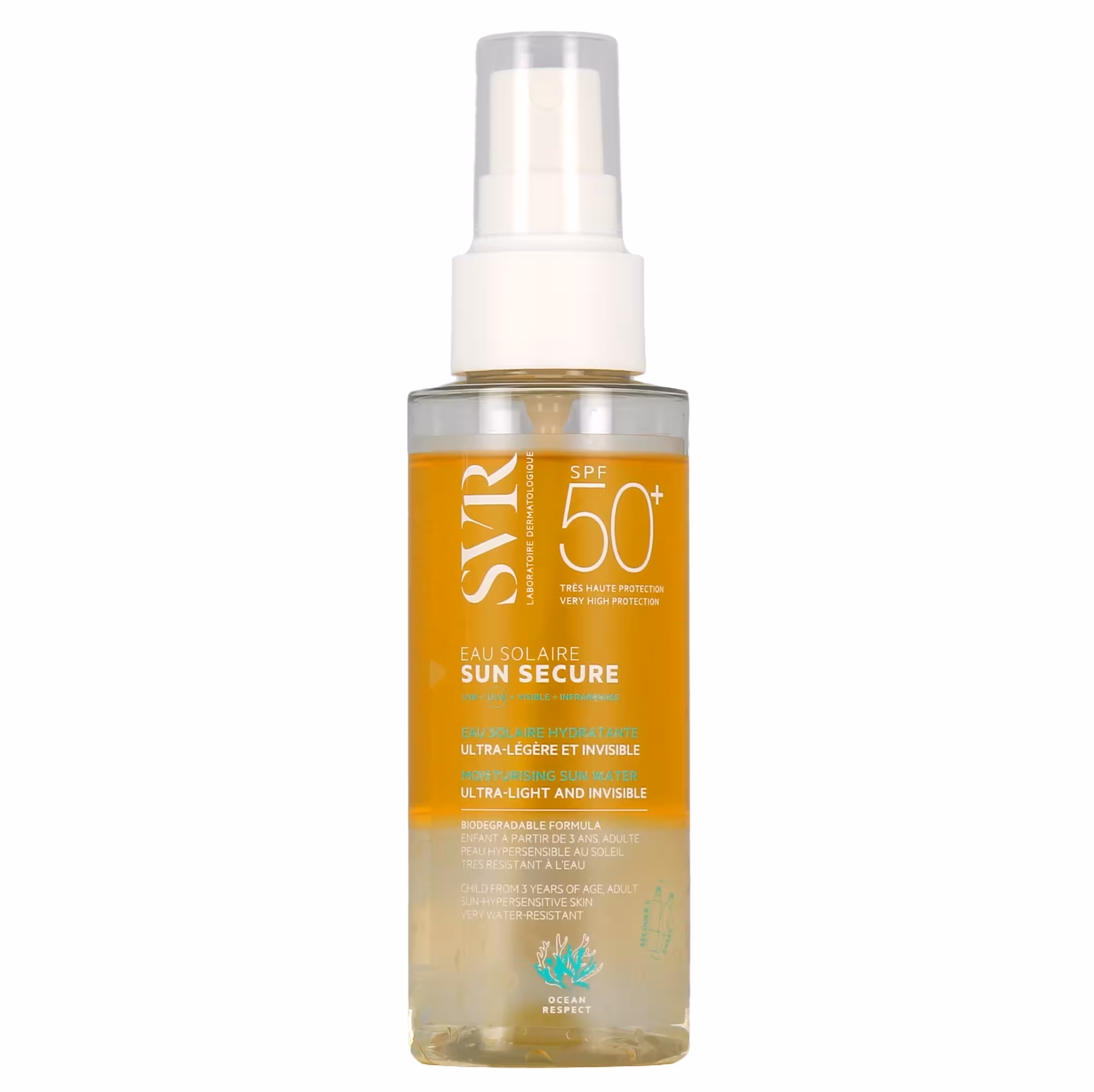 اسپری ضد آفتاب svr sunsecure سان سکیور اس وی آر حجم 100ml