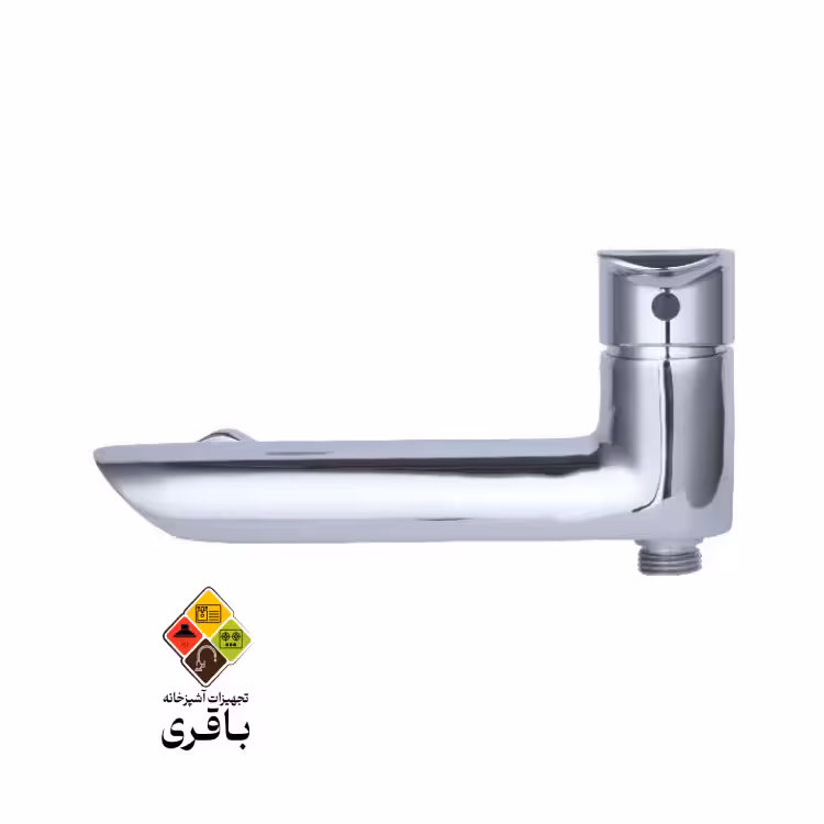 شیر توالت راسان مدل دینو شیری کروم