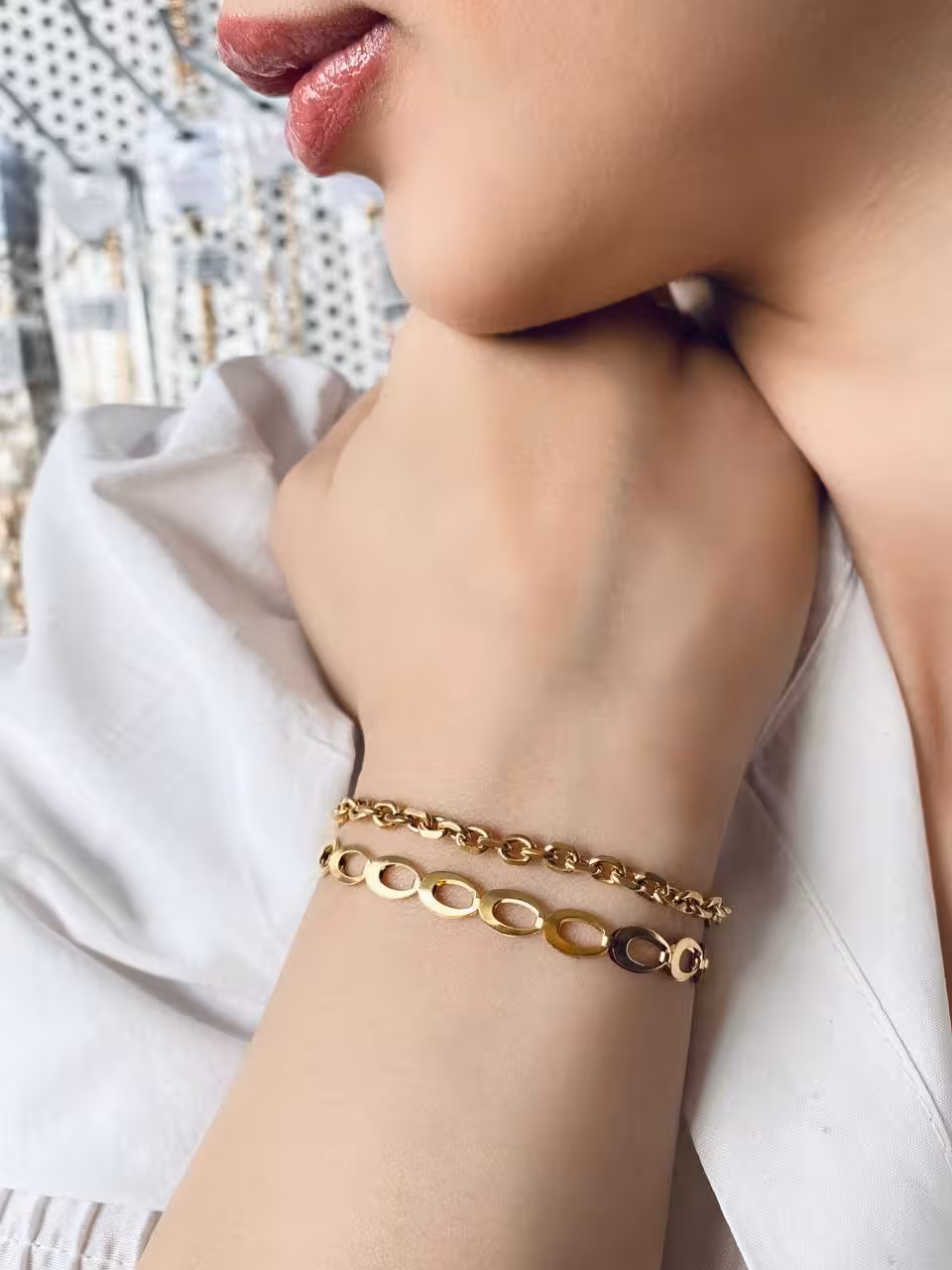 دستبند استیل مدل رولو کد 02