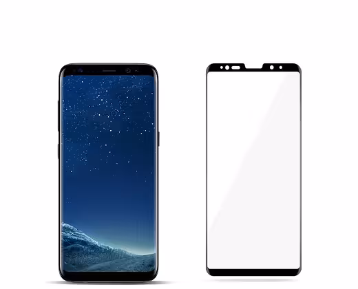 گلس S8 محافظ صفحه نمایش سامسونگ S8 مدل فول چسب خم شیشه ای مناسب برای گوشی موبایل سامسونگ اس 8 گلس Full Glue Glass Screen Protector For Samsung Galaxy S8