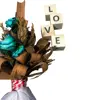 دکوری هانستو مدل LOVE بسته 4 عددی 