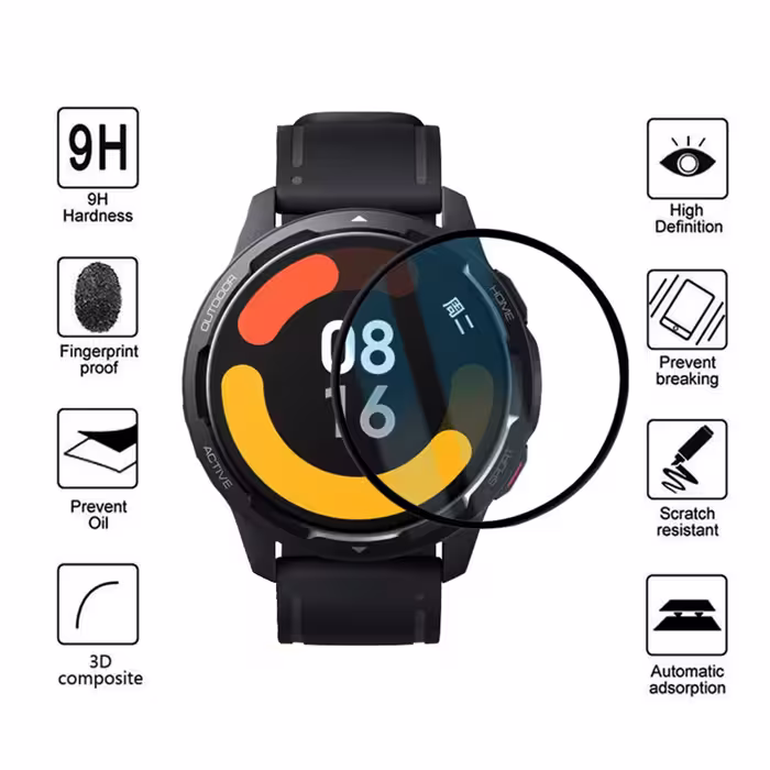 محافظ صفحه نمایش کروکودیل مدل C-PWM مناسب برای ساعت هوشمند شیائومی Mi Watch Color 2
