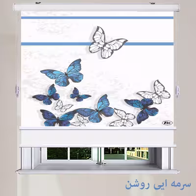  پرده زبرا شب و روز مدل TD-4سایز 100x280 سانتی متر