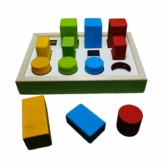 بازی آموزشی مونته سوری مدل ست جاگذاری چوبی