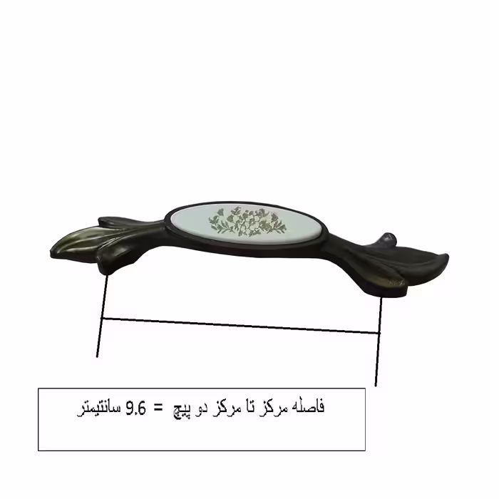 دستگیره کابینت و کمد مدل T96 بسته 10 عددی