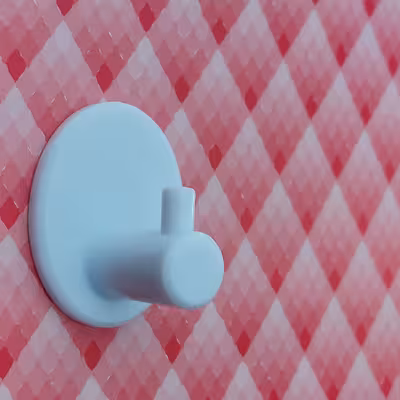 آویز حوله لوبیک مدل بیضی بسته 2 عددی