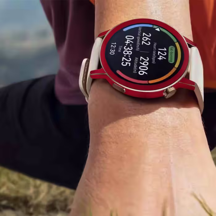 برچسب ماهوت طرح Matte-Warm-Red مناسب برای ساعت هوشمند هوآوی Watch GT 3 42mm