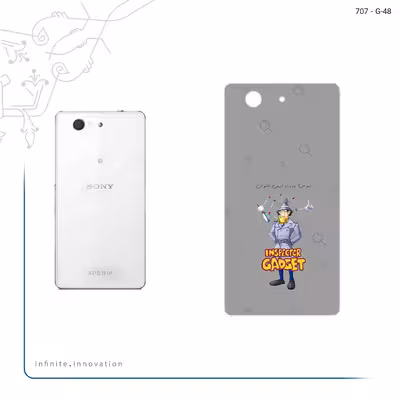 برچسب پوششی ماهوت مدل Inspector Gadget مناسب برای گوشی موبایل سونی Xperia Z3 Compact