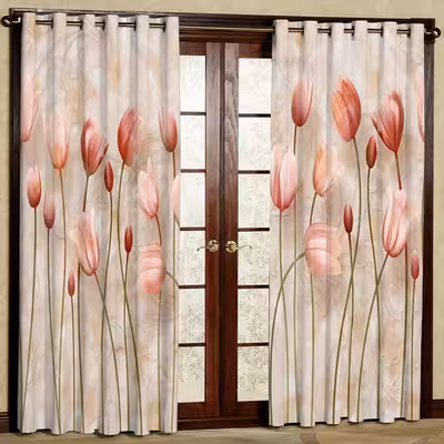 پرده پانچی کد 5664 سایز 280x140 سانتی متر