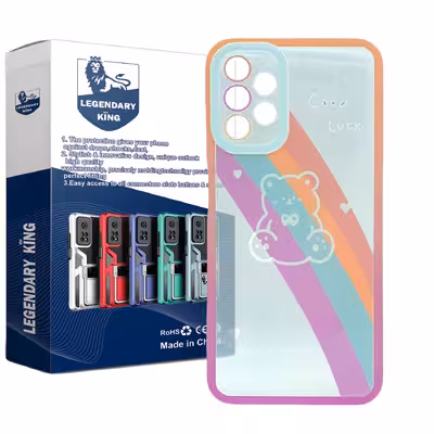  کاور لاین کینگ مدل خرس رنگی مناسب برای گوشی موبایل  سامسونگ Galaxy A13 4G