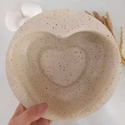 قالب کیک به گز مدل قلب کف برجسته