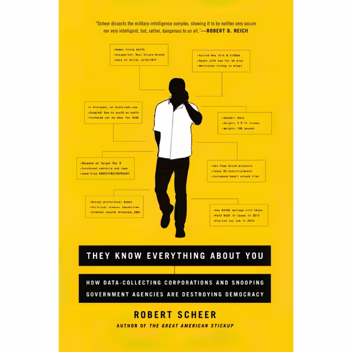 کتاب They Know Everything About You اثر Rob Scheer انتشارات Bold Type Books