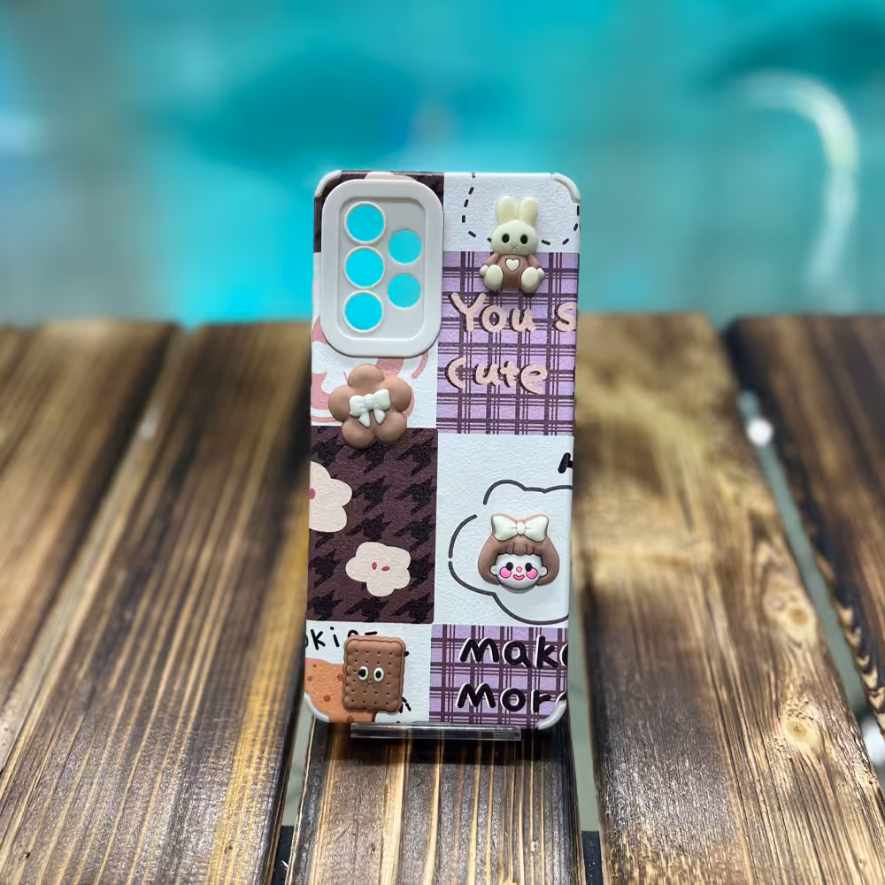 کاور ایرگلوری مدل عروسکی مناسب برای گوشی موبایل سامسونگ Galaxy A52