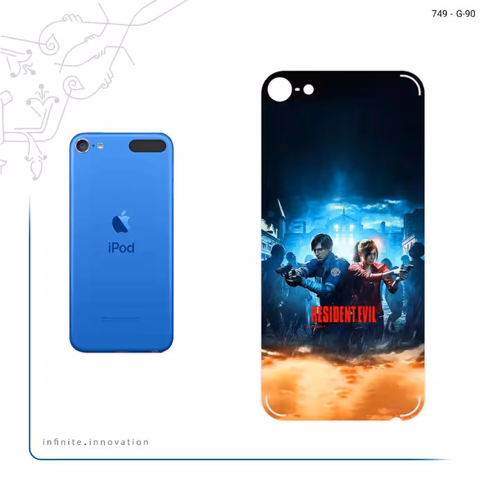 برچسب پوششی ماهوت مدل Residentevil Game Series مناسب برای گوشی موبایل اپل iPod touch 6th generation