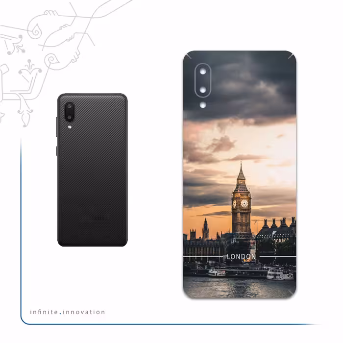 برچسب پوششی ماهوت مدل London-City مناسب برای گوشی موبایل سامسونگ Galaxy A02