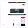 برچسب پوششی ماهوت مدل adidas-Logo مناسب برای تبلت سامسونگ Galaxy Tab S6 2019 SM-T860