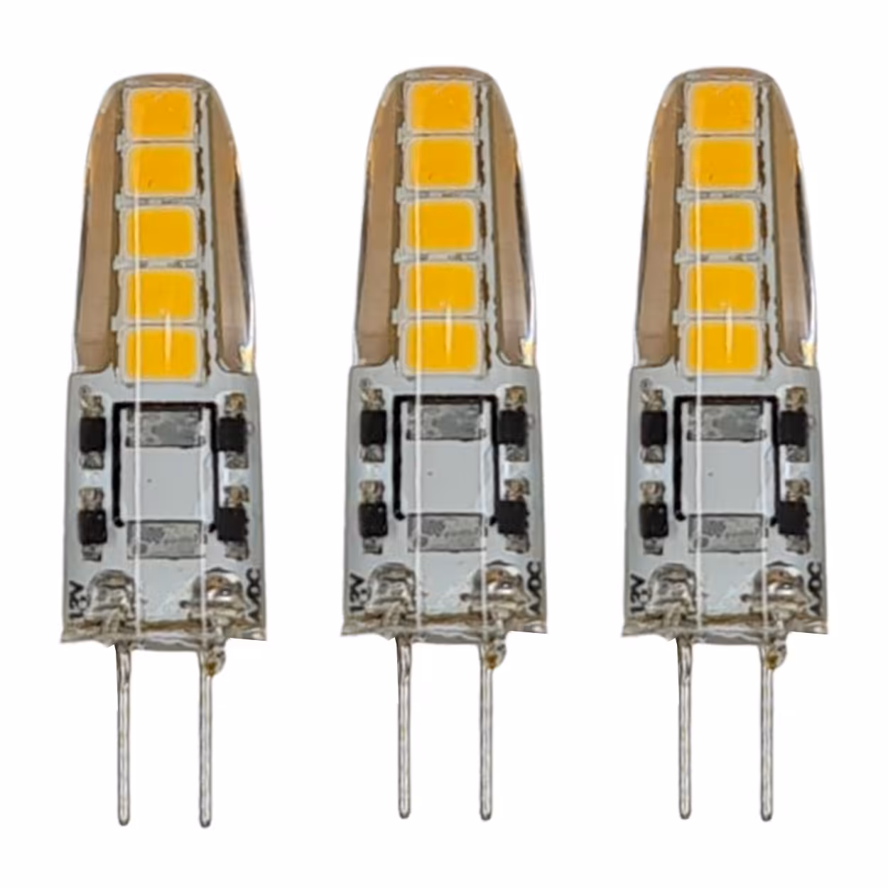 لامپ ال ای دی 0.6 وات مدل SMD12V-3 پایه G4 بسته 3 عددی