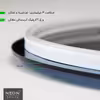 چراغ دیواری نئون دیزاین طرح Chang-BL_WHT