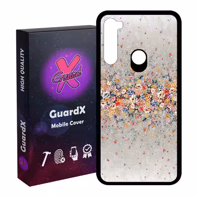 کاور گارد ایکس طرح Flower مدل Glass10409 مناسب برای گوشی موبایل شیائومی Redmi Note 8