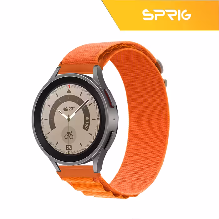 بند اسپریگ مدل Loop Alpine مناسب برای ساعت هوشمند سامسونگ Galaxy Watch Active 1 / Active 2 40mm / Active 2 44mm / Watch 3 size 41mm / Galaxy Watch 4 40mm / watch 4 42mm / watch 4 44mm / watch 4 46mm