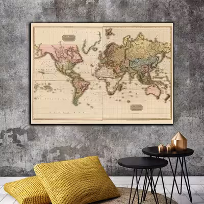 تابلو شاسی بکلیت طرح نقشه ی جهان مدل SH-9213