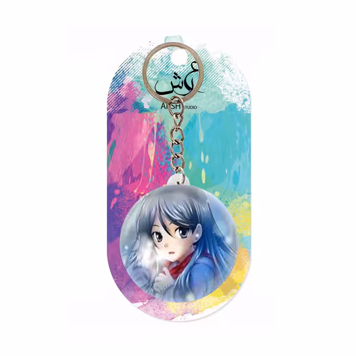 جاکلیدی عرش مدل فانتزی دختر کد Asj736