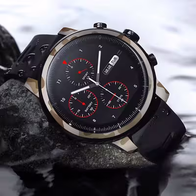 برچسب ماهوت طرح Army Desert مناسب برای ساعت هوشمند شیایومی Amazfit Stratos