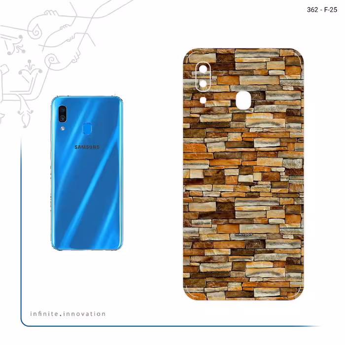 برچسب پوششی ماهوت مدل brickwall مناسب برای گوشی موبایل سامسونگ Galaxy A30
