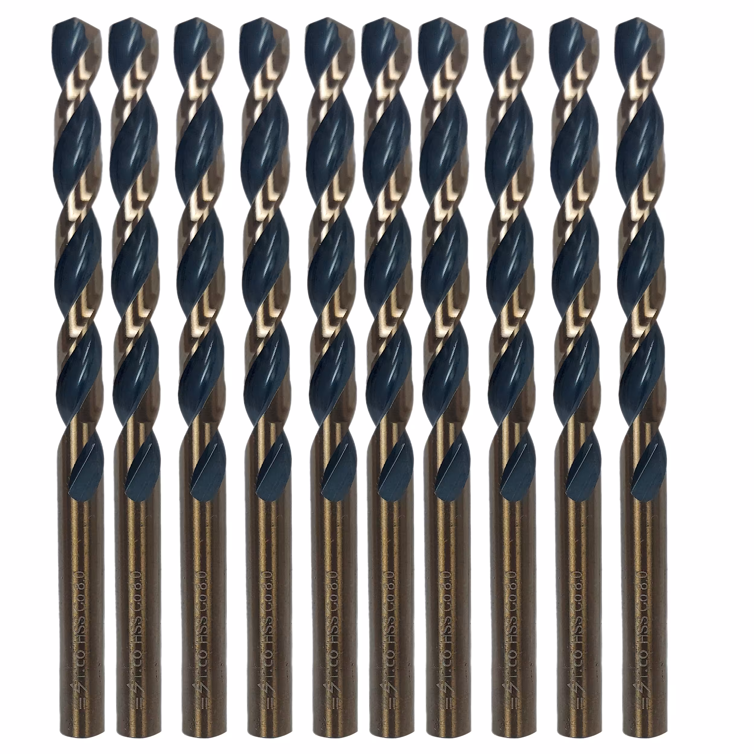 مته کبالت اس تی کو مدل HSSCO سایز 8 میلی متر مجموعه 10 عددی