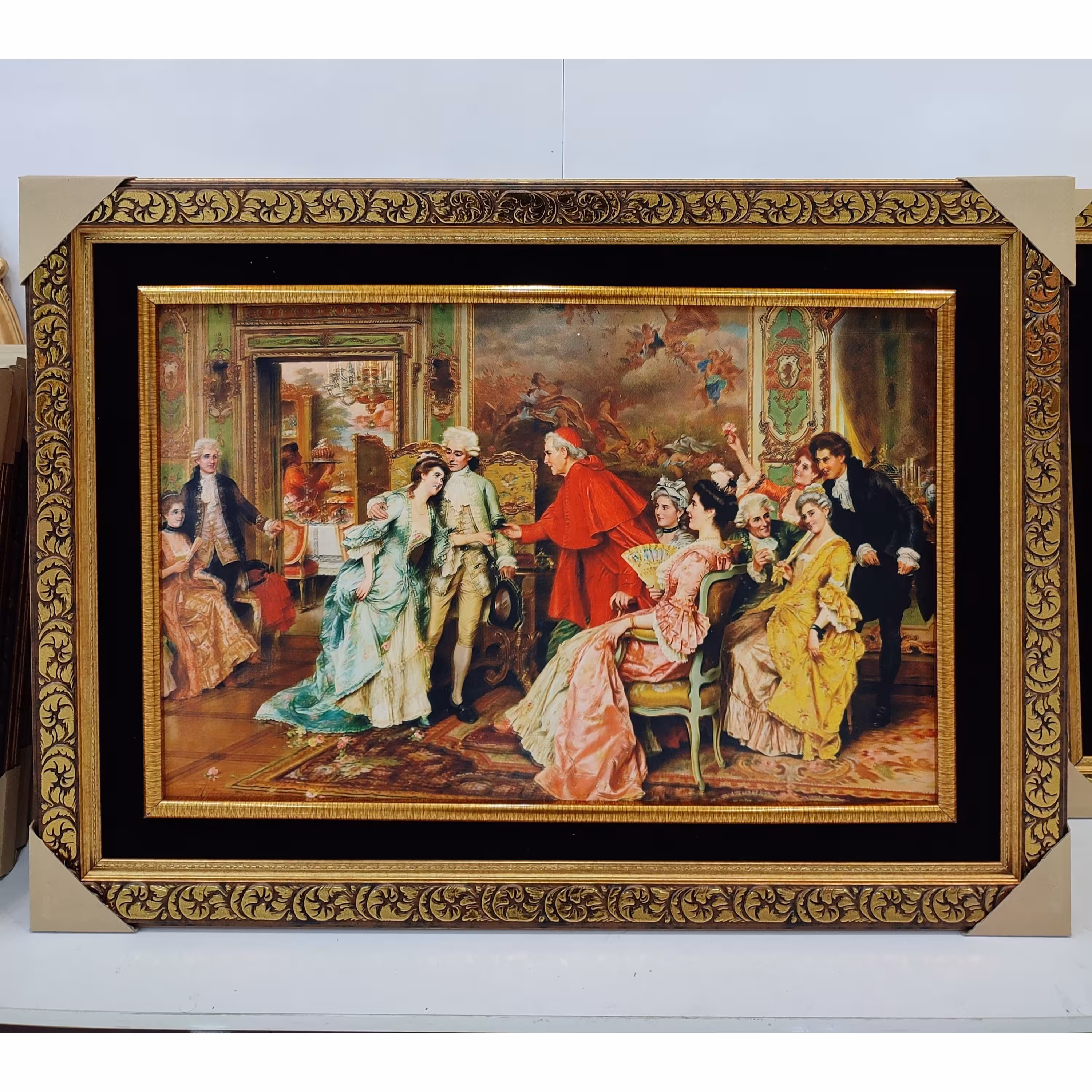 تابلوزمینه مخمل دوقاب