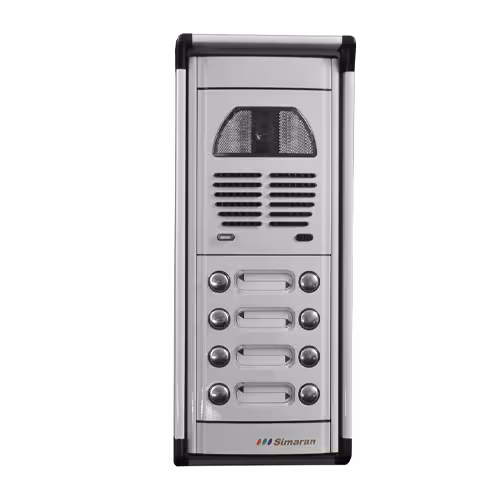 پنل آیفون تصویری 12 واحدی طرح فوژان شرکت سیماران VFC