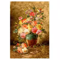 طرح گل وگلدان کد 25219