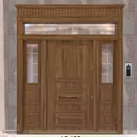 درب ضد سرقت ورودی لابی ساختمان کد 1304