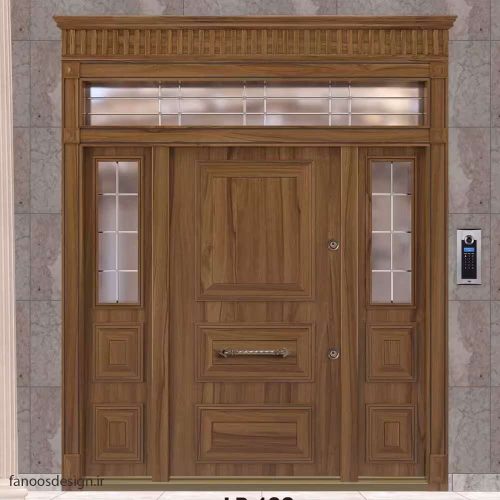 درب ضد سرقت ورودی لابی ساختمان کد 1304