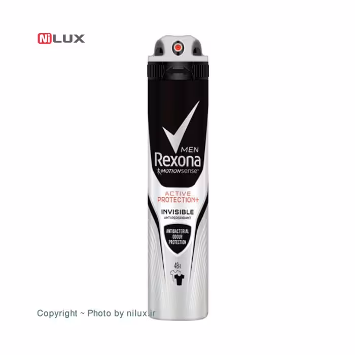 اسپری ضد تعریق مردانه رکسونا مدل Invisible حجم 200 میلی لیتر