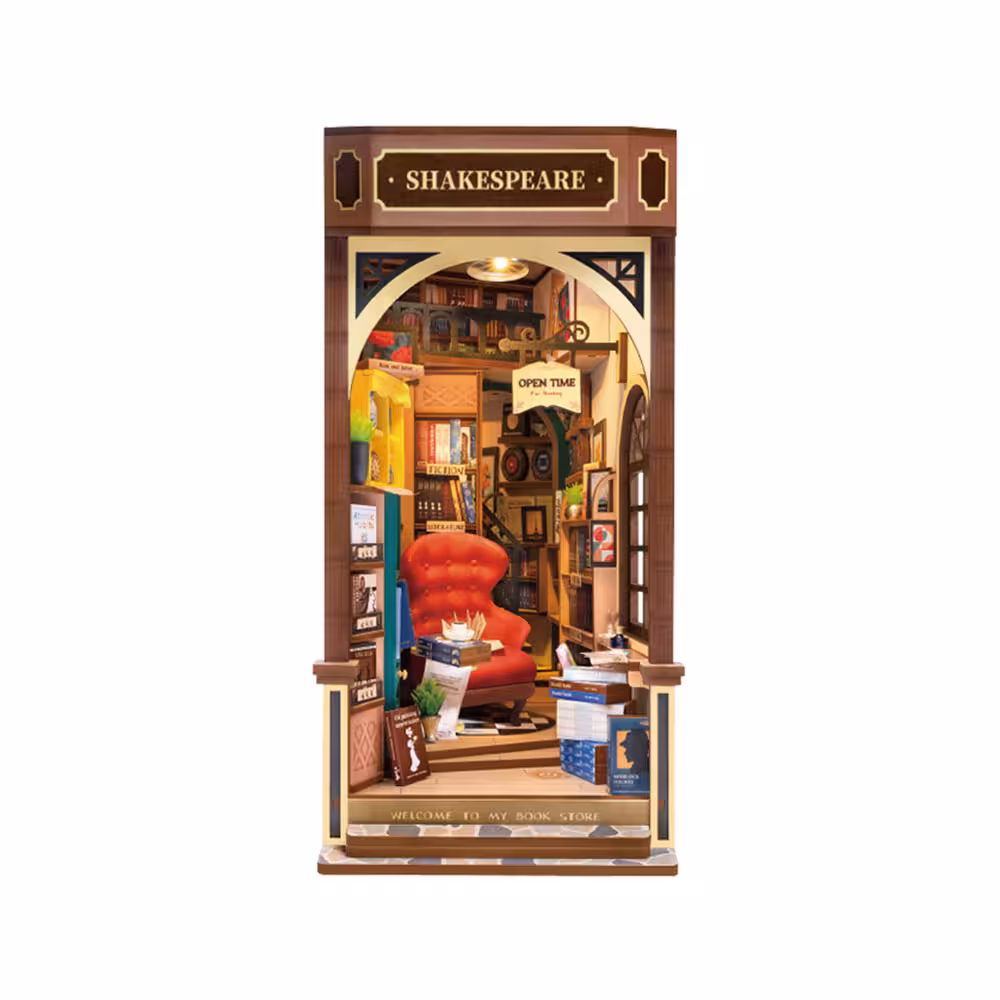 ساختنی بوک نوک رولایف مدل سرزمین عجایب TGB07Rolife Book Nook Kit - Bookstore TGB07