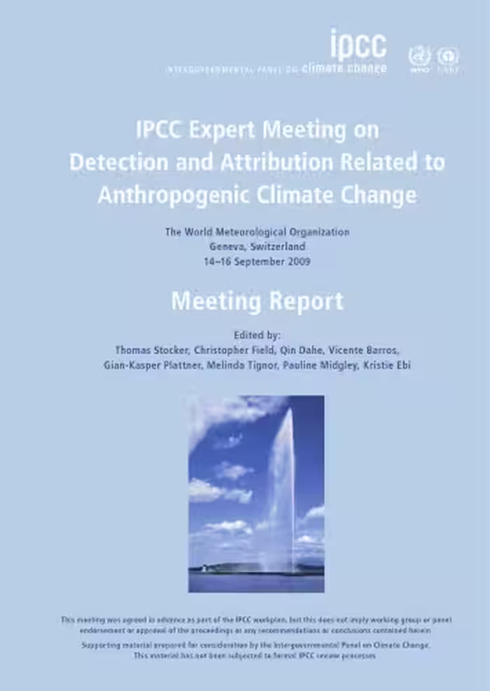 خرید و دانلود نسخه کامل کتاب IPCC Expert Meeting on Detection and Attribution Related to Anthropogenic Climate Change