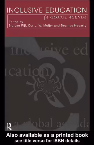 خرید و دانلود نسخه کامل کتاب Inclusive Education: A Global Agenda