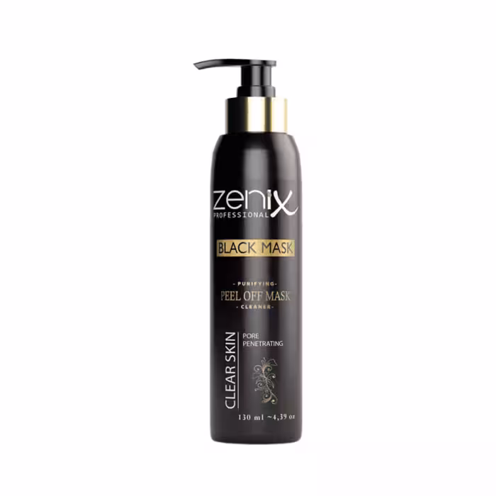 مشخصات، خرید و قیمت ماسک صورت زغال زنیکس zenix مدل clear skin لایه بردار پوست حجم 130 میل ⭐️ ویان مارکت