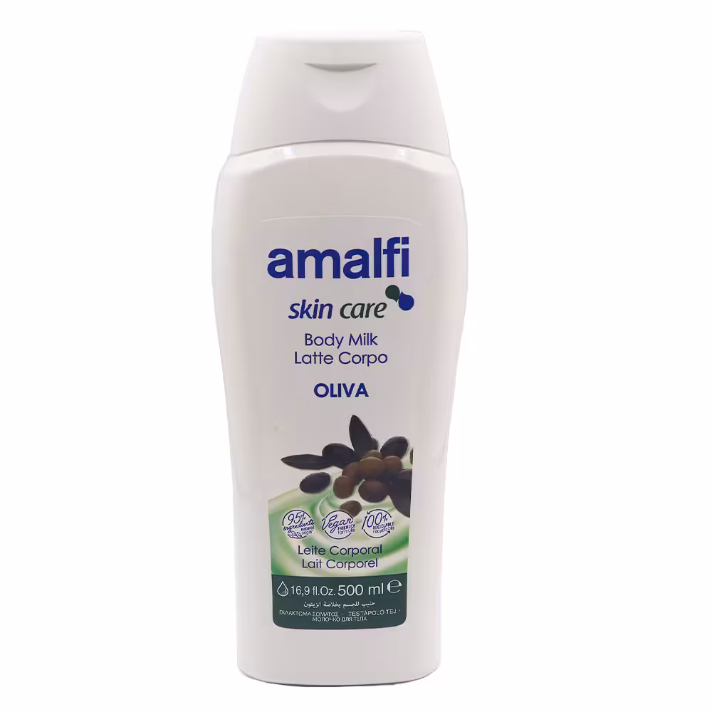 لوسیون بدن آمالفی olive Body Milk حجم 500 میل