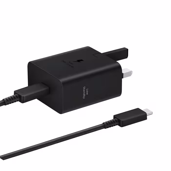 شارژر سامسونگ 45 وات اصلی  با کابل 5 آمپر Samsung 45W Low Standby EP-T4511