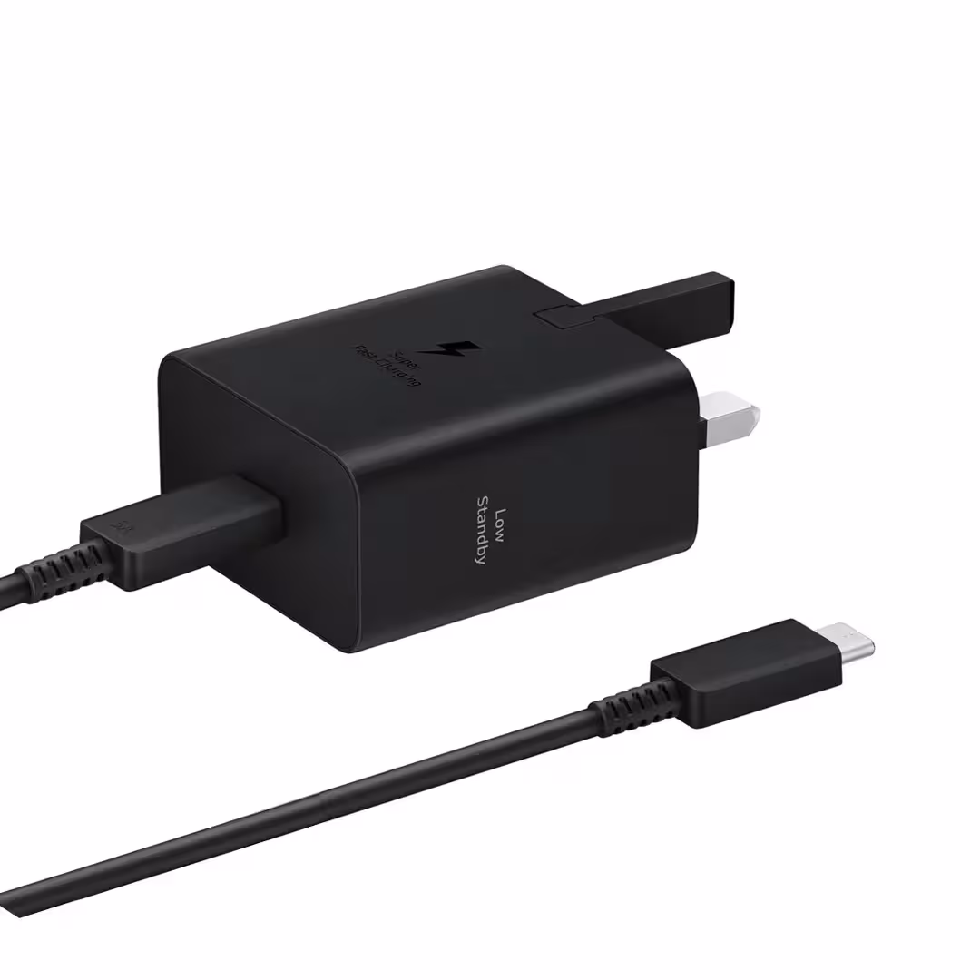 شارژر سامسونگ 45 وات اصلی  با کابل 5 آمپر Samsung 45W Low Standby EP-T4511