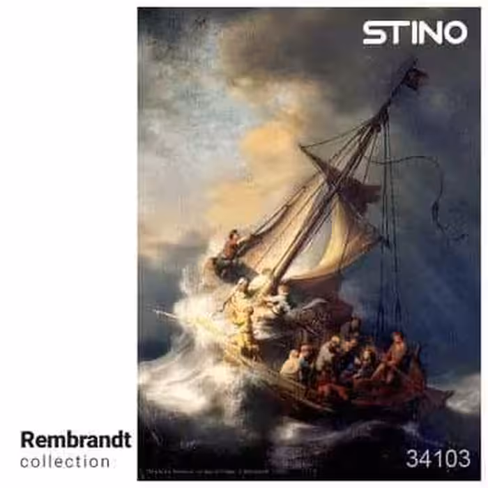 پازل شیشه ای استینو 260 تکه طرح رامبرانت (کد 34103)،(باجعبه)