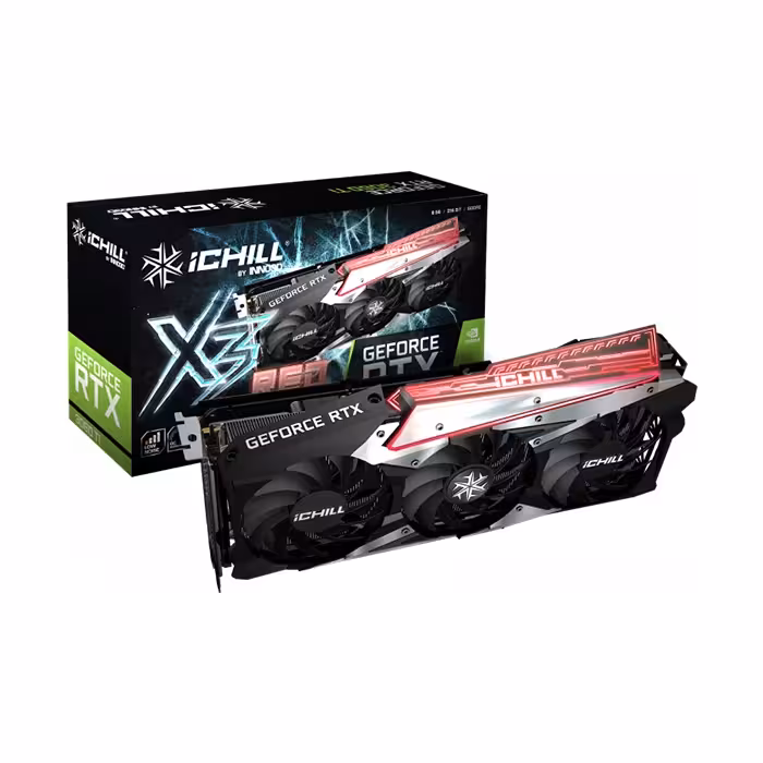کارت گرافیک اینوتریدی GeForce RTX 3060 TI ICHILL X3 RED 8G
