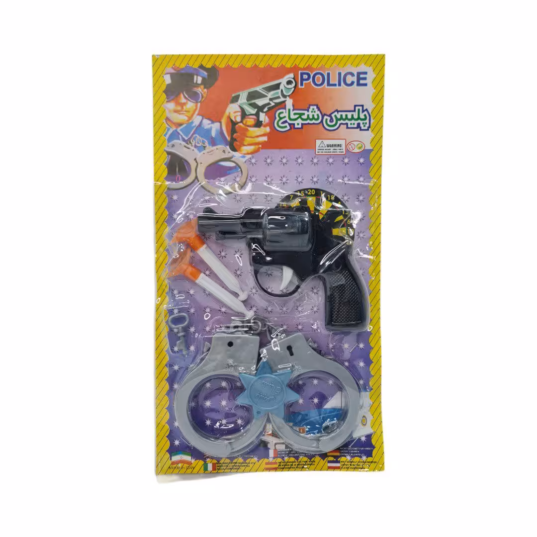 دستبند و هفت تیر پلیس شجاع 120