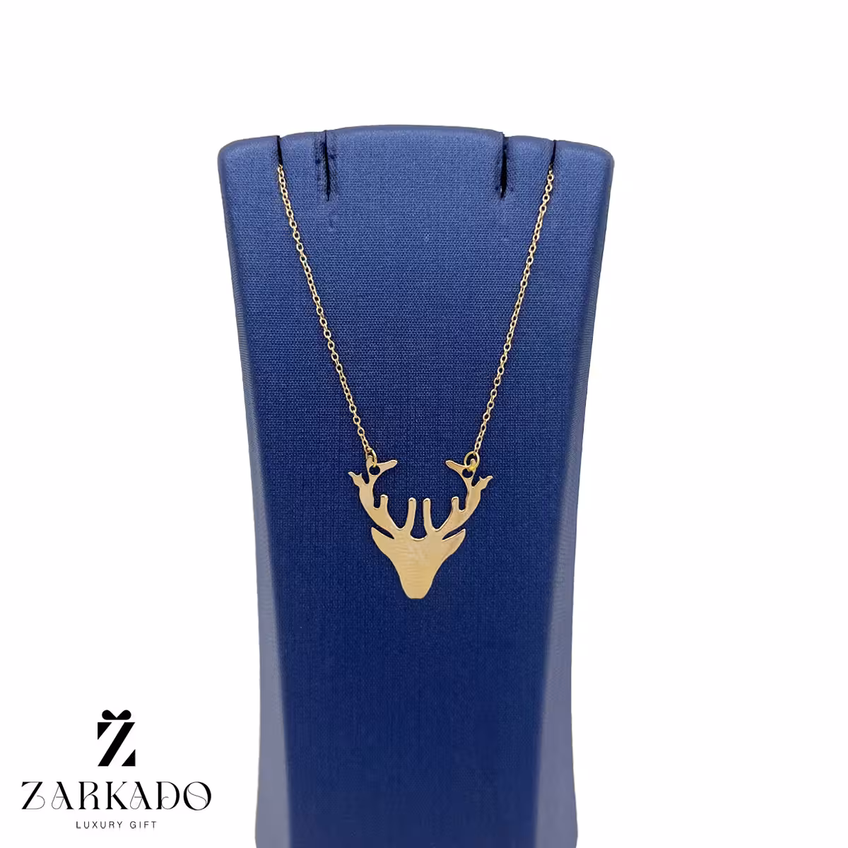 گردنبند طلا طرح گوزن کد N3872