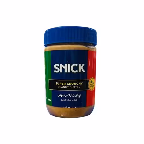 کره بادام زمینی کرانچی اسنیک SNICK وزن 510 گرم